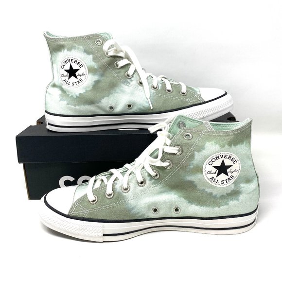 Converse Shoes Men's Size 171912C CTAS High Top Light Field Surplus Green Canvas - Picture 2 of 9